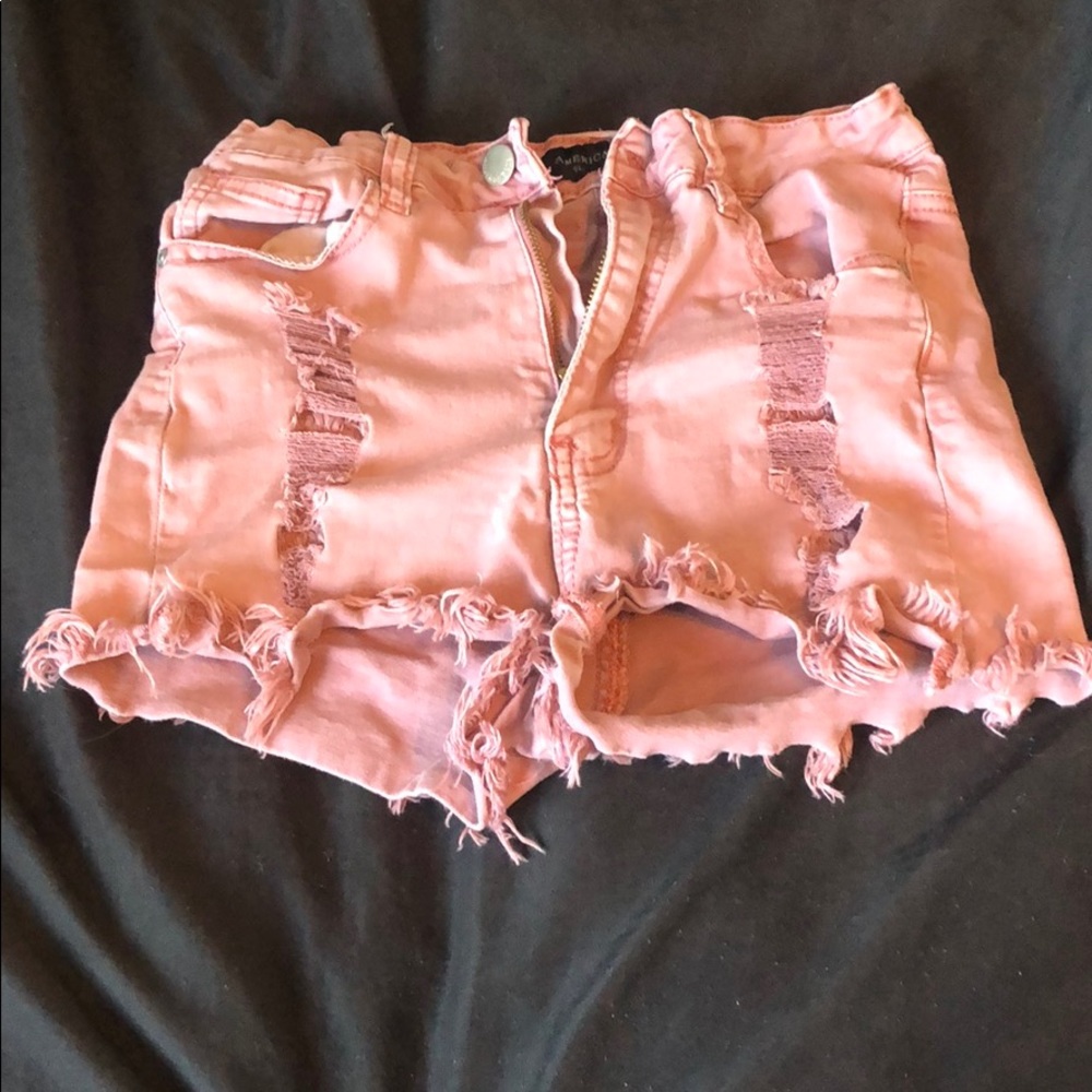 High waisted shorts